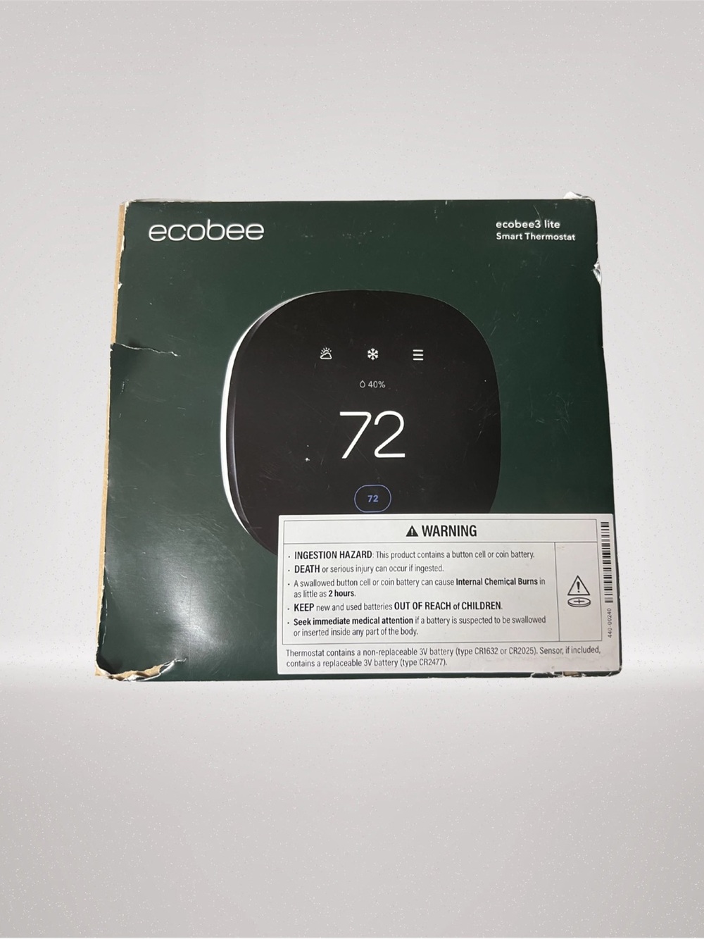 Ecobee3 Lite Smart Thermostat WiFi Programmable Thermostat Complete in Box